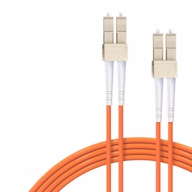 BYNET 电信级光纤跳线LC-LC（UPC）50/125 OM2多模双芯双工收发器尾纤 光纤跳线2.0  1米