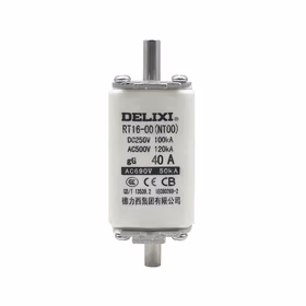 德力西电气 刀型触头熔断器 熔断体；RT16-00 体 40A