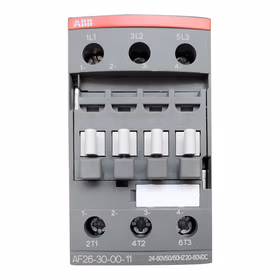 ABB  交/直流通用线圈接触器；AF26-30-00-11*24-60V AC/DC