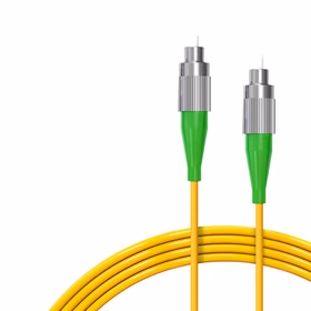 BYNET 电信级网线光纤跳线 广电专用光纤线 FC/APC-FC/APC单模单芯 1米