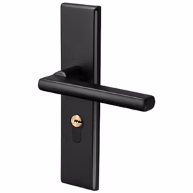 iGear 门锁室内入户房门实木门卧室宿舍防盗不锈钢门把手钥匙通用锁具锁芯 JS-5010-B