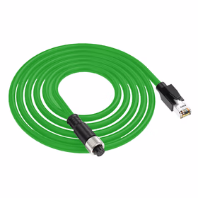 亨通贝尔 M12转RJ45网线 工业相机编码线缆 高柔电缆 8芯A型公头 3米 抗干扰 耐弯折 PVC材质 HTBE-9010-3