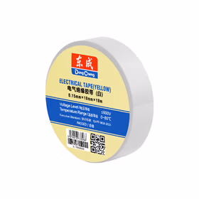 东成 电气绝缘胶带(白色) 0.15mmx18mmx18m；30179506012
