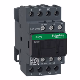 施耐德电气 国产TeSys D系列四极接触器,9A,220V,50/60Hz；LC1D098M7C