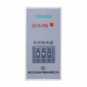 天正 时间继电器 延时时间范围9.99s；JS14-PM(JS14P-M) 9.99s  AC380V