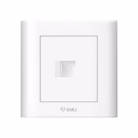 公牛 一位电脑插座；G32T102 白色