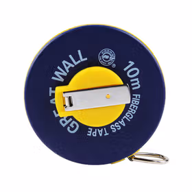 长城精工 09系列经济型蓝亚光圆壳进口玻纤尺,50m*13mm；GWF-5009