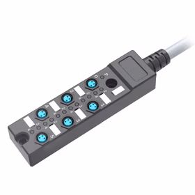 胜蓝SiRON M8引线式6位分线盒，普通线长3米,NPN接法;   H427-86-3000