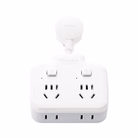 公牛 柔性一转多转换插头 插座电源转换器品字型 分控开关 10A 250V ；GN-97223