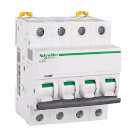 施耐德电气 小型断路器；iC65H 4P D63A