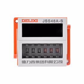 德力西电气 数显式时间继电器；JSS48A-S 0.1S-99H 220V 圆座
