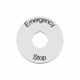 ABB 按钮指示装置附件，急停按钮标牌；CA6-1026