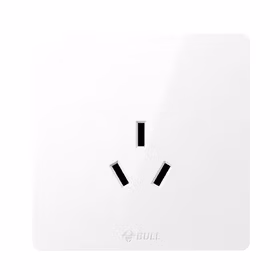 公牛 明装大板三孔插座 86型 16A 250V；G59Z104