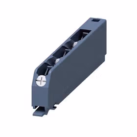 西门子 可拆卸的端子3极,螺丝端子不超过最大2x1.5mm2或1x2.5mm2,用于SIRIUS设备在工业凹顶导轨外壳；3ZY11311BA00