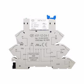 宏发 超薄中间继电器（含底座）；HF41F/24-ZS 41F-1Z-C4-1