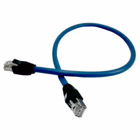 惠象 CAT6 SF/UTP 六类双屏蔽千兆工业网线  蓝色 0.5米