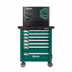 世达 七抽屉带轮工具车680x458x860MM；95107（运输途中外包装可能破损，介意勿拍）