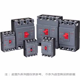 德力西电气 塑壳断路器；CDM3S-125C/2200 100A