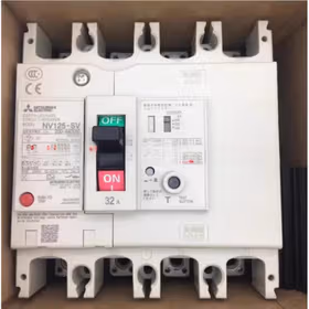 三菱电机 塑壳漏电保护断路器；NV125-SV 4P 32A 200-440V 30MA CE