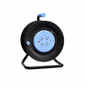 公牛 移动卷线盘接线盘线缆盘带漏保带过热保护拖线板插排接线板 4位五孔 1.5平30米线 10A 250V；GN-804L 30米