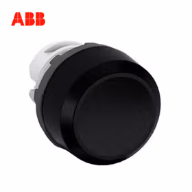 ABB 平头按钮操作头部,黑色；MP1-10B