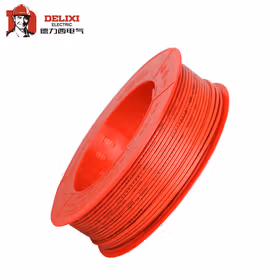 德力西电气 绝缘电线；BV-450/750V 1.5mm 红色 100米 TM