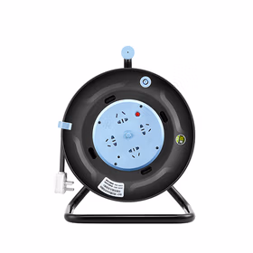 公牛 移动卷线盘接线盘线缆盘大功率带过热保护拖线板插排接线板 4位五孔 2.5平30米线 16A 250V；GN-804D 30米