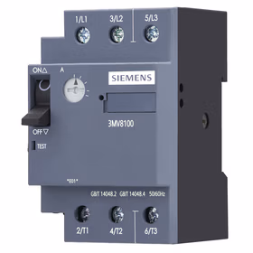 西门子 SIRIUS（国产）SMART系列3MV8电动机断路器 0.11-0.16A, 用于电机保护，辅助触点：无，等级10