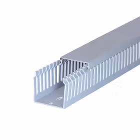 惠象 开口细齿走线槽行线槽,高20mm,宽20mm,S孔(出线孔4mm),2米/根,200米/件,银灰色 ；HX-NEAT-2020-S-100P