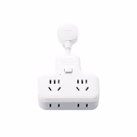 公牛 柔性一转多转换插头 插座电源转换器品字型 总控开关 10A 250V ；GN-9722K