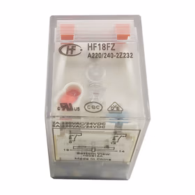 宏发 中间继电器；HF18FZ/A220/240-2Z232
