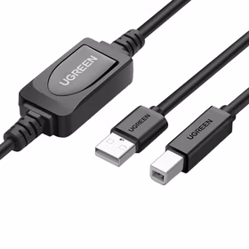 绿联UGREEN USB打印线 10374 10m带芯片