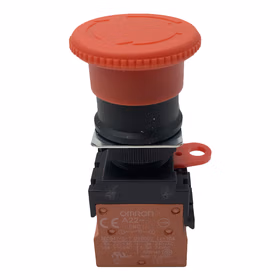 欧姆龙 按钮开关,红色；A22E-M-02