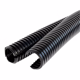 惠象 PP阻燃波纹管；外径10.5mm，内径7.8mm，黑色，开口，400米/卷；HX-PP-AD10.5-BK-O-400M