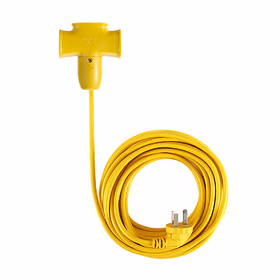 公牛 工程耐摔插座拖线板插排 3位1.5平 10A 250V；GN-C221X 20米