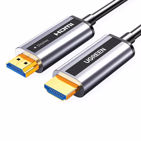 绿联 光纤HDMI线2.0版4K60Hz发烧级高清线电脑机顶盒连接电视投影仪显示器工程装修视频连接线25米;15132