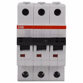 ABB S200系列微型断路器；S203-C4