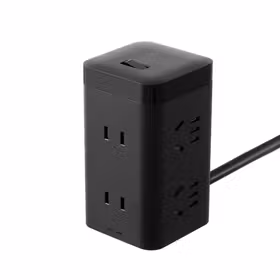 公牛 黑色抗电涌魔方插座 全长1.8m；GNV-TQU006