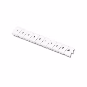 德力西电气 接线端子；UK-1.5N(ZB4)标记条 10位/条 印字1-10