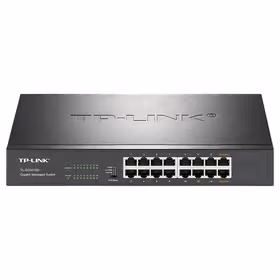 普联 TP-LINK 云交换 16口全千兆Web网管 云管理交换机 企业级交换器 监控网络网线分线器 分流器；TL-SG2016D