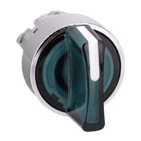 施耐德电气 带灯选择开关头,绿色；ZB4BK1533