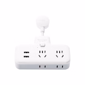 公牛 柔性一转多转换插头带USB 插座电源转换器品字型 总控开关 10A 250V ；GN-9722Q