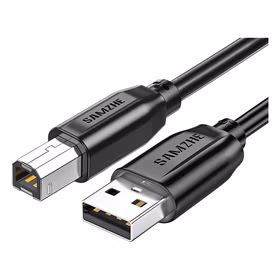 山泽(SAMZHE) TMB-05 USB2.0打印机线（黑） 0.5米