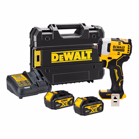 得伟  20V锂电无刷1/2&ldquo;紧凑型冲击扳手2x4.0Ah套装   DCF911M2T-A9