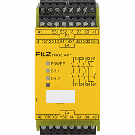 皮尔磁(PILZ) 安全继电器（独立式）；PNOZ X3P 24VDC 24VAC 3n/o 1n/c 1so