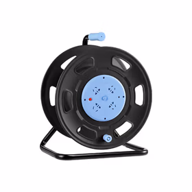 公牛 移动卷线盘接线盘线缆盘大功率带漏保带过热保护拖线板插排接线板 4位五孔 无线空盘 16A 250V；GN-806DN 无线