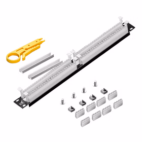 山泽(SAMZHE) WAN-13100对110型高端工程镀金版语音电话配线架