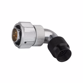 威浦 WY24型4针弯式塑料软管插头；WY24J4TW