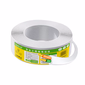 山泽(SAMZHE) M50A-2C2芯多股无氧铜电话线50米/卷扁线