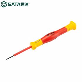 世达 VDE双色柄绝缘一字精密螺丝批2.0*0.40*50mm 63303